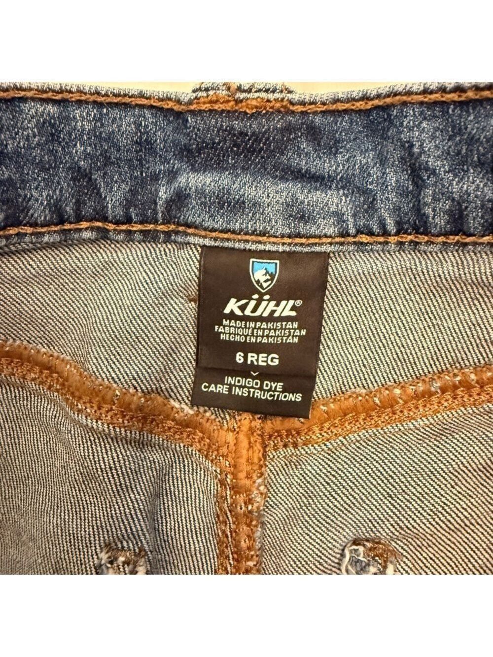 KÜHL Blue Jeans Women’s 6 Reg Straight Leg Mid Rise - Picture 3 of 9